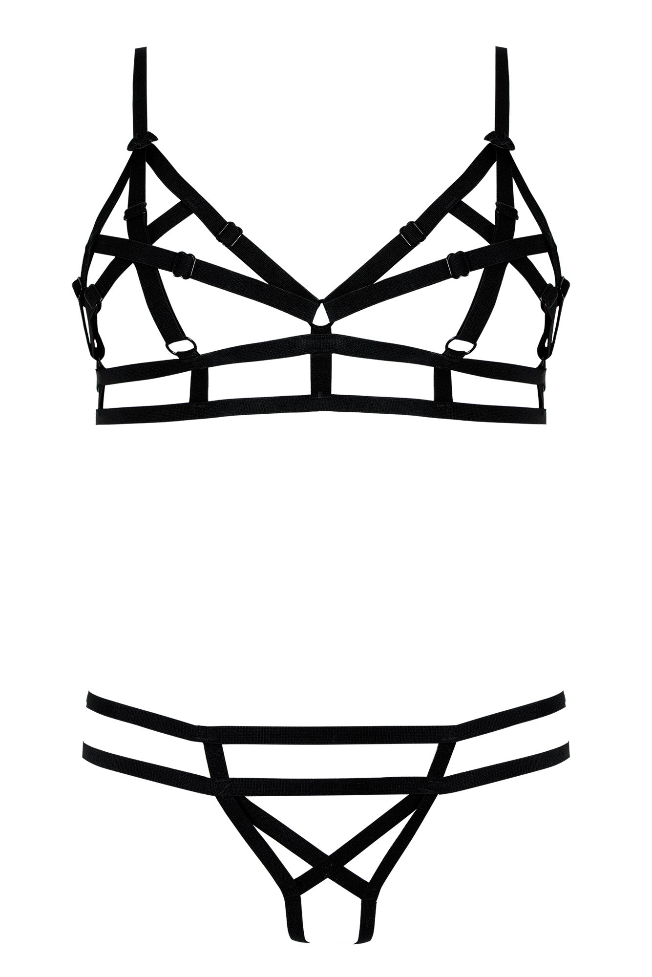 schwarzes Set Echo - XL-2